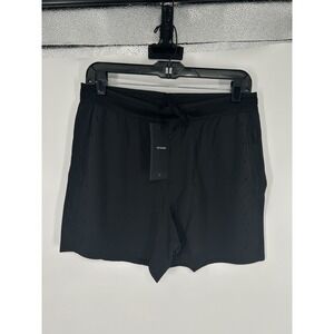 Ten Thousand Session No Liner Shorts Men's M Black Drawstring Waist 5" Inseam